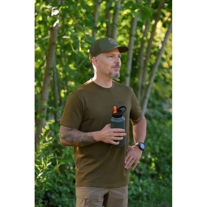 Koszulka BLASER Argali Badge T 26 oliwkowa 261005-006/566